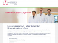 lungenkrebszentrum.com Webseite Vorschau