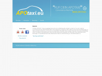 apotaxi.eu Webseite Vorschau