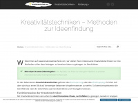 kreativitaetstechnik.com Webseite Vorschau