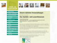 sanitaetsmuseum1813.de Webseite Vorschau