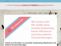 charta-praevention.ch Webseite Vorschau