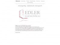 edler-harmonikas.com Webseite Vorschau