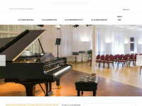 klaviergalerie.at Webseite Vorschau