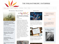 thephilanthropicenterprise.org Webseite Vorschau