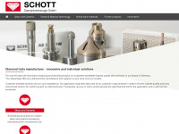 schott-diamantwerkzeuge.com Webseite Vorschau