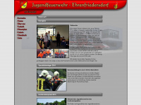 jugendfeuerwehr-ehrenfriedersdorf.com Webseite Vorschau