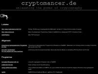 cryptomancer.de Webseite Vorschau