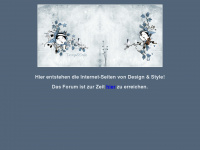 designundstyle.com Webseite Vorschau