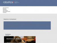 nccr-robotics.ch Webseite Vorschau