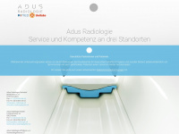 adus-radiologie.ch Webseite Vorschau