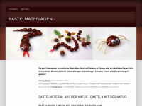 bastelmaterialien.com Webseite Vorschau