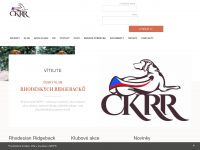 ckrr.cz Webseite Vorschau