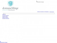 donauschlinge.at Webseite Vorschau