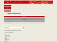 volksmusikdatenbank.at Webseite Vorschau