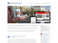 studiosdigital.at Webseite Vorschau