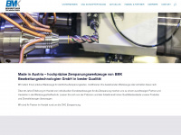 bmk-tech.at Webseite Vorschau