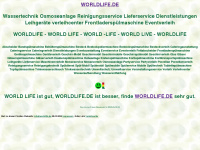 worldlife.de Webseite Vorschau