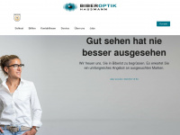 biberoptik.ch Webseite Vorschau