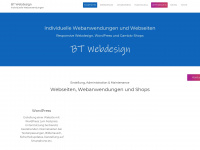 bt-webdesign.de Webseite Vorschau