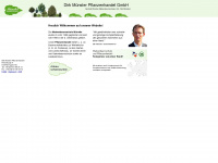 muenster-pflanzenhandel.de Webseite Vorschau