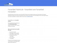 fanartikel-fabrik.de Webseite Vorschau