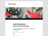 kunstnuernberg.wordpress.com Webseite Vorschau