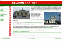 belaruspartner.de Webseite Vorschau