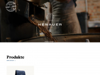 henauer-kaffee.ch Webseite Vorschau