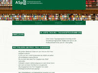 aspb.de Webseite Vorschau