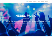 nebel-music.de Webseite Vorschau