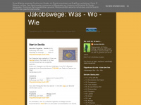 jakobswege-www.blogspot.com Webseite Vorschau