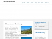 kilimandscharo.ch Webseite Vorschau