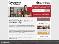 kaminofen-ratgeber.com Webseite Vorschau