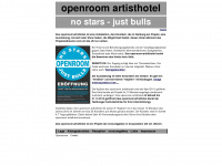 openroom-artisthotel.com Webseite Vorschau