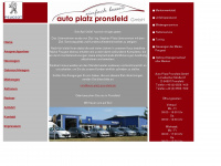 auto-platz-pronsfeld.de Webseite Vorschau