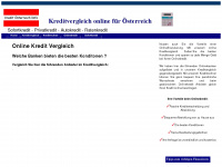 kredit-oesterreich.info Webseite Vorschau