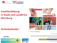 familienbildung-wuerzburg.de Webseite Vorschau