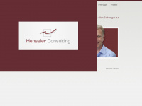 henseler-consulting.de Webseite Vorschau