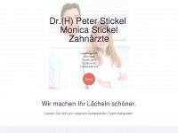 zahnarzt-stickel.de Webseite Vorschau