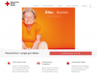 drk-hausnotruf.de Webseite Vorschau