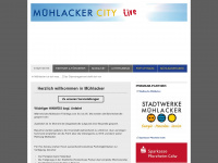 city-muehlacker.de Webseite Vorschau