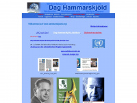 hammarskjoeld.org Webseite Vorschau
