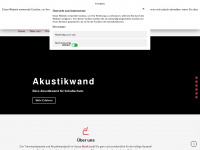 akustikwand.com Webseite Vorschau