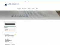 eliechtensteinensia.li Webseite Vorschau