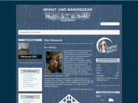waidmuseum.de Webseite Vorschau