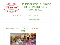fleischerei-retzl.at Webseite Vorschau