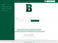 bierbaumer.at Webseite Vorschau