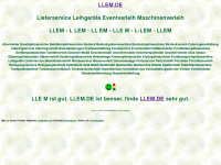 llem.de Webseite Vorschau