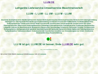 llum.de Webseite Vorschau