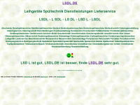 lsdl.de Webseite Vorschau